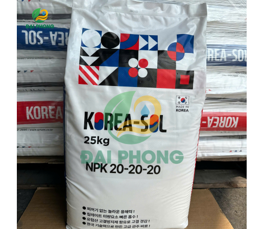 PHÂN BÓN NPK 20-20-20 KOREA-SOL - HÀN QUỐC