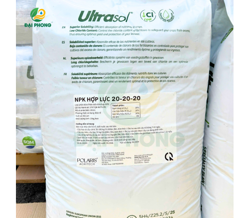 NPK 20-20-20 SQM Hà Lan
