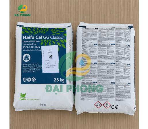 PHÂN BÓN CANXI NITRATE - CaNO3 - HAIFA - ISRAEL 