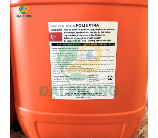 PHÂN BÓN HỮU CƠ DẠNG LỎNG - OGANIC PRO - THỔ NHĨ KỲ